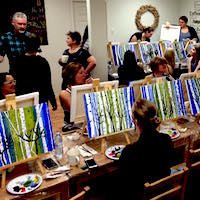 rustic wood sign making night, ladies night in Beausejour Manitoba